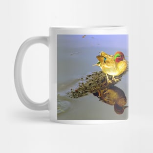 Green Wing Teal Duck Mug